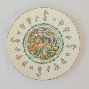 Vintage Royal Doulton Kate Greenaway "The Balance Collector" Ceramic Plate-